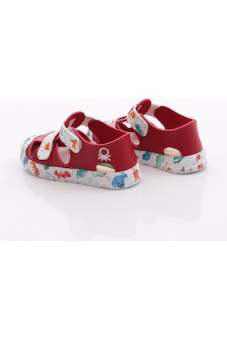 Benetton Bn-1410 Çocuk Sandalet Kırmızı