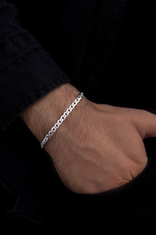 Erkek Gümüş Bileklik - 5mm Nano Old Money Made In Italy Luxury • Eşe • Sevgiliye