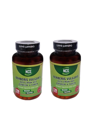 Ncs Berberis Vulgaris Alfa Lipoik Asit Tarçin Zerdeçal 2 Kutu