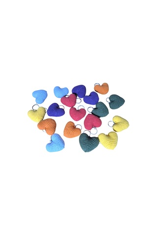 Kalp Anahtarlık Çok Renkli