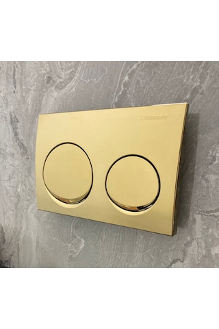 Geberit Alpha20 Gold Gömme Rezervuar Kumanda Paneli Altın