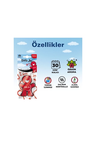 Little Joe Kiraz Araç Asma Koku Cherry -30 Gün -ipli Oto Kokusu