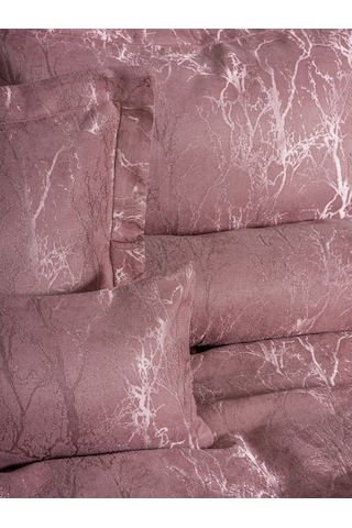 Cotton Box Smart Çift Kişilik Yatak Örtüsü Dalya Gül Kurusu Gülkurusu