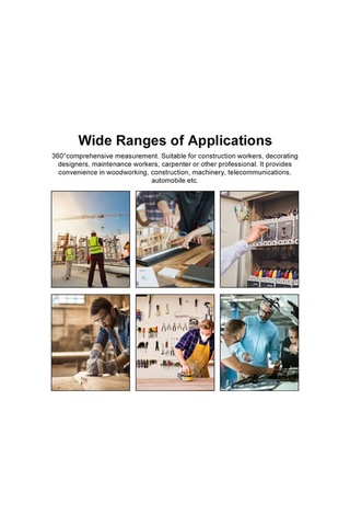 Novahub Taşınabilir Ip65 Su Geçirmez Dijital Eğim Ölçer - Metal Yüzeyli Açı Ölçer