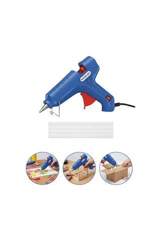 Silikon Tabancası 100 W Hızlı Isınan 11 Mm Silikon Uyumlu 5 Silikonlu