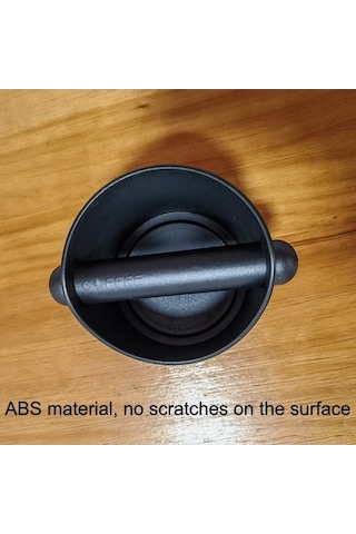 Dancemonkey Atık Telve Kutusu Kahve Öğütme Telvesi Kova Siyah , Kullanışlı Tasarım Siyah