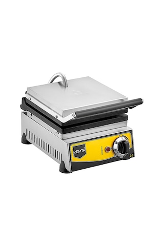 Remta Tekli Çiçek Model Waffle Makinesi, 16 Cm, Elektrikli W11