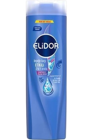 Elidor Kepeğe Karşı Etkili 2 si 1 Arada Şampuan 400 ML Elidor Kepeğe Karşı Etkili 2 si 1 Arada Şampuan 400 ML