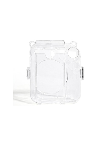 Fujıfılm İnstax Mini İçin Omuz Askılı 12 Kristal Sert Akrilik Kamera Kılıfı Dıy Pembe Grafiti Diğer