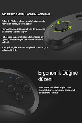 Uray Store Shinecon Sc-b01 Sanal Gerçeklik Gözlüğü Kumandası - Siyah