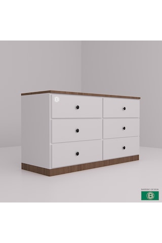 Şifonyer 6 Çekmeceli Geniş Depolama Alanına Sahip