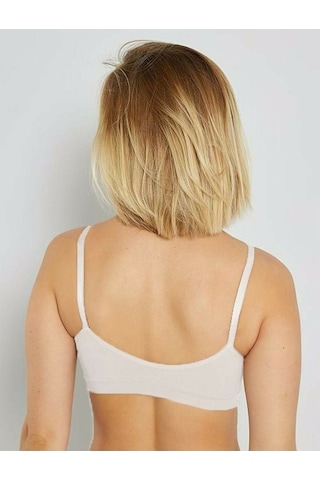 Mistirik Ince Askılı Toparlayıcı Pedli Püstiyer Korse Beyaz Renk Beyaz