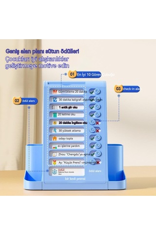 Pratik Döner Mekanizmalı Öğrenciler İçin Geniş Kapasiteli Masaüstü Organizasyon Kutusu Çok Amaçlı Kalemlik Ve Kırtasiye Depolama Çözümü Pembe