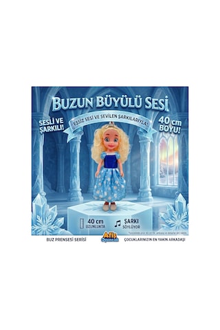 Eliza Buz Prensesi - 40 Cm Sesli Ve Şarkı Söyleyen Fonksiyonel Bebek