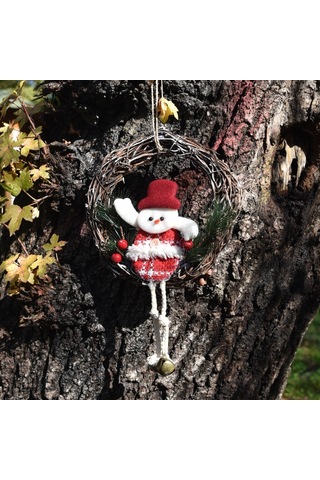 Yılbaşı Kapı Süsü 18 Cm 62880903