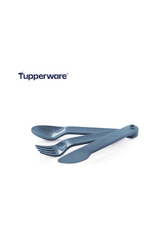 Kaşık Bıçak Çatal Mavi Servis Seti Mavi