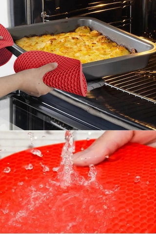 Home Silikon Nihale Petek Desenli Kalburabastı Kalıbı Çok Renkli
