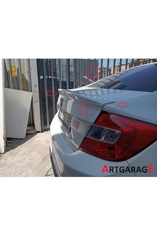 Honda Cıvıc Fb7 Boyasız Spoiler-fiberglass