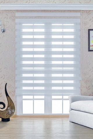 Bambu Zebra Perde Ekru