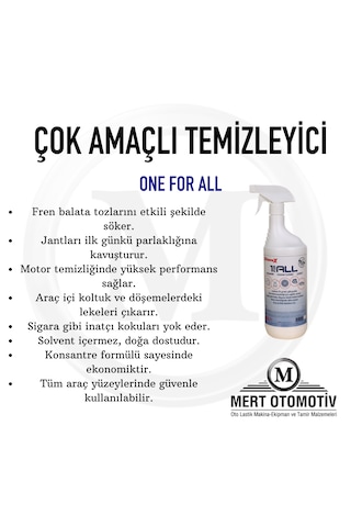 Gommax Çok Amaçlı Temizleyici Sprey - One For All 1kg Bor Gücü