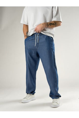 Cocopelli Mevsimlik Erkek Kot Baggy Pantolon Coc2826 Mavi