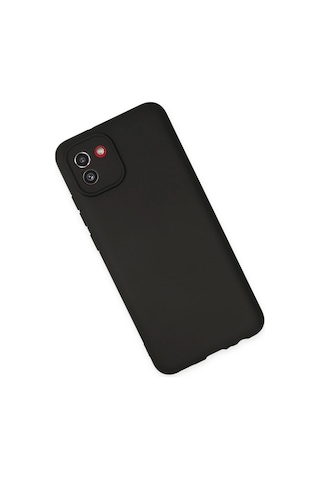 Newface - 834 - Samsung Galaxy Uyumlu A03 Kılıf First Silikon - Glblseme - - Siyah Sıyah