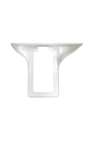 Eastmeetwest - Delmesiz Priz Braketi, Taşınabilir Depolama Rafı, Mutfak/otel/ev İçin Pratik Çözüm Beyaz