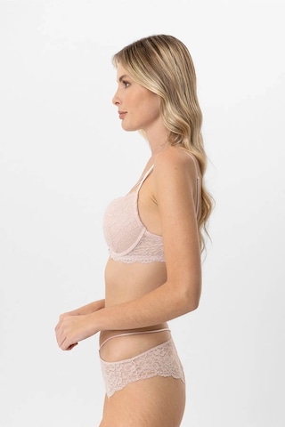 Pierre Cardin Soft Push Up Kaplı Dantelli Sütyen Takım Pudra