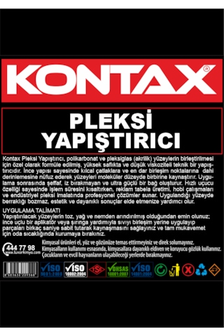 Kontax Pleksi Yapıştıcı 400 Gr 400 Ml