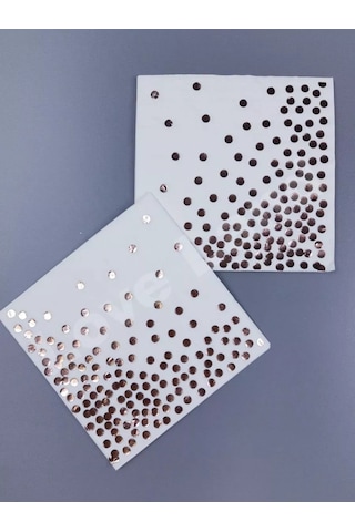 Love Land Parti İçin Kağıt Mendiller Doğum Günü Kutlaması İçin 24 Adet 177629308 Beyaz