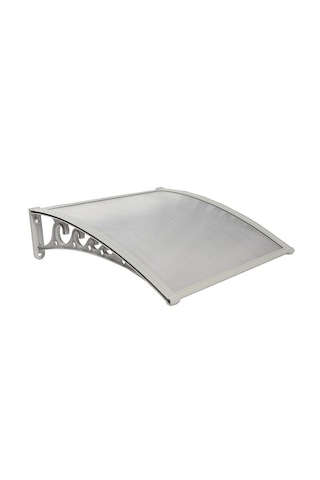 Yapısan Plastik Ayak 6Mm Levhalı Pratik Sundurma 100X100 Cm Gri