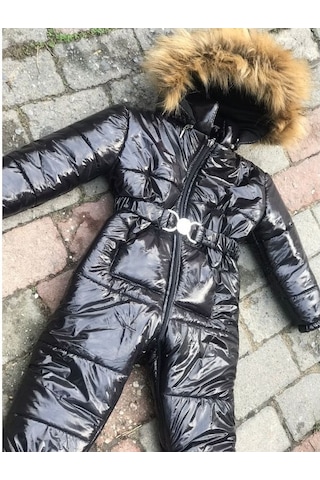 Modavals Kürklü Unısex Çocuk Kozmomont / Astronot Tulum Çok Renkli