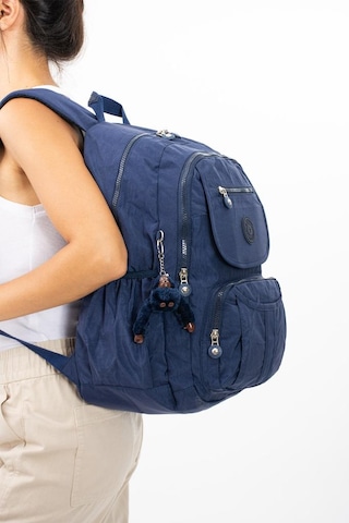 Baginn Lise Okul Sırt Çantası Çok Cepli Hafif Klinkır Kumaş 43 x 30 Cm