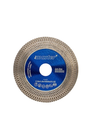 Master 504980 Turbo 115 Mm İnce Çapaksız Mermer Granit Fayans Kesme Taşlama