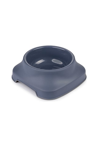Pribor Kedi Köpek Mama Ve Su Kabı 1 Lt Silikon Kaydırmaz Taban Lacivert/mavi
