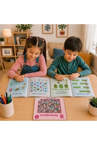 Dikkat Ve Zeka Geliştirme Kitabı - 4-7 Yaş Arası Çocuklar İçin