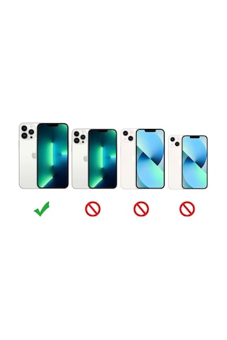 Apple Uyumlu iPhone 13 Pro Max Kilif Seffaf Silikon Hibrit Case 511351916
