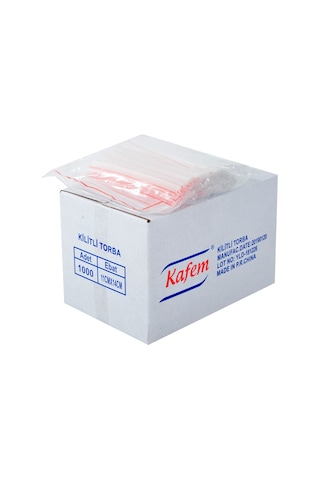 11 X 14 Cm Kilitli Poşet / Naylon Torba 1000 Adet - Kafem