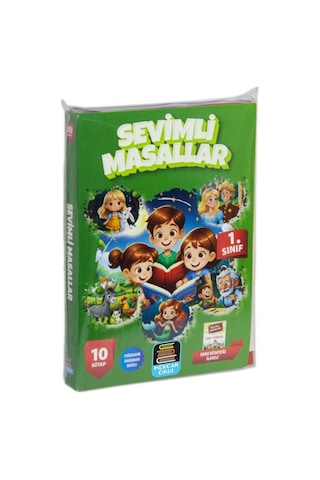 1. Sınıf İlk Okuma Serisi Sevimli Masallar 10 Kitap + Cin Ali ...