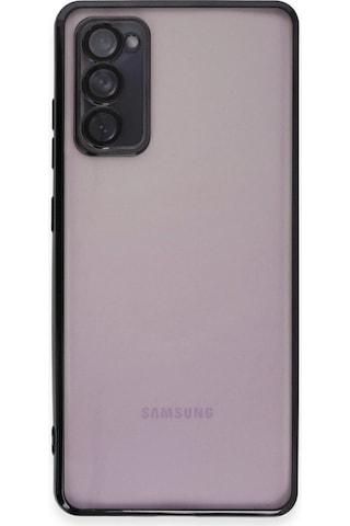 Tedar Samsung Galaxy Uyumlu S20 Fe Kılıf Razer Lensli Silikon - Siyah Najmaddin standart