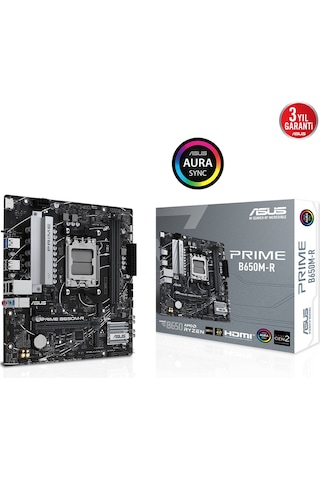 Asus Prıme B650m-r Amd Ddr5 7200+ Oc Hdmı M.2 Am5