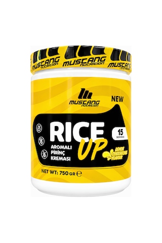 Mustang Nutrition Rice Up Pirinç Kreması 750 Gr 15 Servis Limon Cheesecake