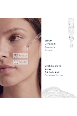 Gözenek Ve Siyah Nokta Karşıtı, Sivilce Önleyici Niacinamide Cilt Bakım Serumu 30 Ml Niacinamide 5% & Zinc Pca 1%