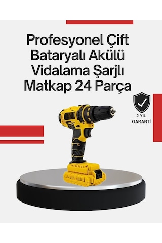 Mey İthalat Ergonomik Tasarımlı 12v Matkap 2 Vitesli, Led Aydınlatmalı Ve Dayanıklı