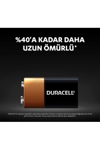 Duracell 9 V Pil Tekli Kart
