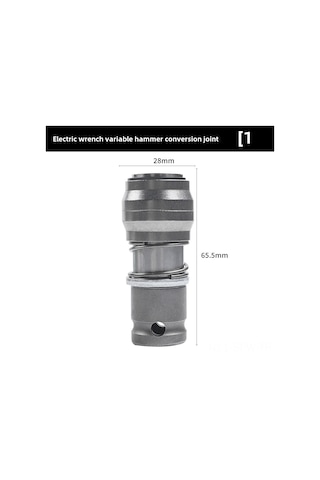 Maiyame Elektrikli Somun Sıkıcıdan Darbeli Matkap'a Dönüştürücü - 1/2 Başlı, Kare/uçak Saplı Darbeli Matkap Ucu Adaptörü Kare Saplı 1 Adet