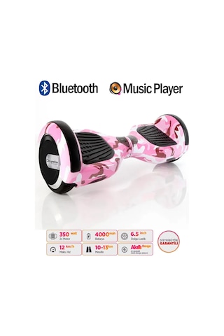 Citymate Elektrikli Kaykay Hoverboard Akıllı Denge 6.5 Inch + Hoverkart + Çanta Extrem Paket D05