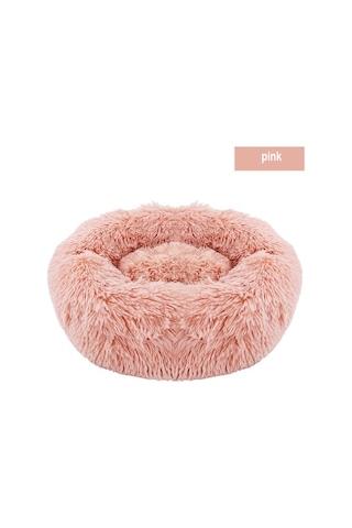 Geeroyoo Puding Kedi Yatağı Yumuşak Plüş Öz Oturma Isıtmalı