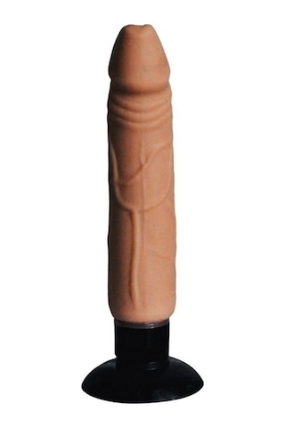 Erofoni Yeni Nesil 19 CM Titreşimli Vantuzlu Süper Lüks Realistik Kaliteli Yapay Vibratör Penis