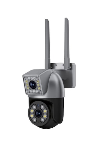 4mp Akıllı Ip Kamera Çift Lens 2+2mp Gece Görüşlü Wifi Güvenlik Kamerası